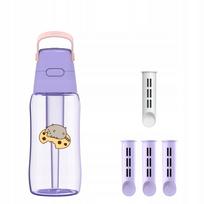 Vandens butelis su filtru Dafi x PUSHEEN SOLID 0,5 l su 4 levandų filtrais