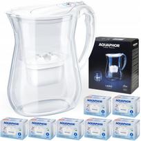 Vandens filtro ąsotis Aquaphor LAGO baltas 3.8L, 7 Maxfor+ kasetės