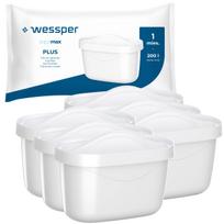 Vandens filtrai Wessper AQUAMAX PLUS, 6 vnt., tinka AQUAPHOR, BRITA, DAFI ąsočiams