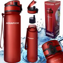 Vandens filtravimo butelis su filtru Aquaphor City 0,5 l raudonas