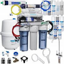 Osmosis RO7 vandens filtras, jonizatorius, REDOX -400 mV, su slėgio pompa