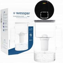 Vandens filtras ąsotis Wessper D2 Borosilicate WES202-FF-BK 3L juodas