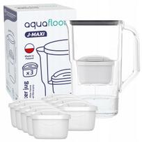 Vandens filtravimo ąsotis AquaFloow J-MAXI 2,5 l, juodas, su 10 filtru