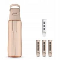 Vandens butelis su filtru 0,7 l Dafi SOLID Cappuccino, su 4 filtrais