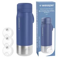 Vandens butelis su plieno filtru Wessper B2 Actitex 700 ml, 3 filtrai