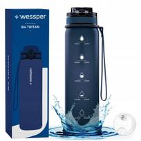 Vandens butelis Wessper 1000 ml, su filtru, be BPA, Tritan