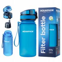 Vandens filtruojantis butelis Aquaphor City 350 ml mėlynas