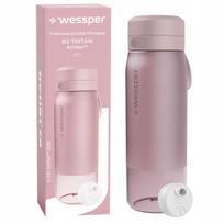 Vandens butelis su filtru Wessper B2 Actitex, 0,7 l, rožinis