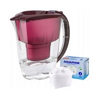 Vandens filtravimo ąsotis Aquaphor Amethyst 2,8 l Cherry su 1 Maxfor+ B25 kasete