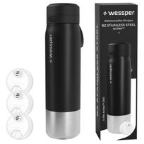 Vandens butelis Wesper B2 Actitex 1L su 3 filtrais