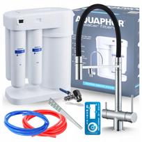 Atvirkštinio osmoso filtras AQUAPHOR MORION 101S RO su trijų krypčių virtuvės maišytuvu