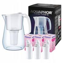 Vandens filtras ąsotis Aquaphor Provence White 4,2L, 3 A5 Magnesium kasetės