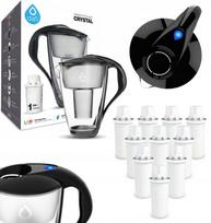 Vandens filtras ąsotis Dafi Crystal LED 2 l su 10 Dafi Classic filtrų