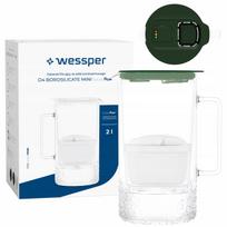 Vandens filtras ąsotis 2L Wessper WES208-FF-GE MINI su filtro indikatoriumi