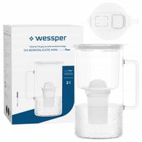 Vandens filtras ąsotis 2L Wessper WES209-FF-WH MINI su LED filtru