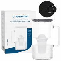 Vandens filtras ąsotis 2L Wessper WES209-FF-BK MINI su LED filtru