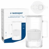Vandens filtras ąsotis 2L Wessper WES208-FF-WH MINI su filtro indikatoriumi