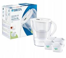 Vandens filtras BRITA MARELLA XL 3.5L baltas su 4 MAXTRA PRO kasetėmis