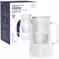 Vandens filtras ąsotis AquaFloow MaxiGlass 3 l su Maxi filtru