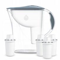 Vandens filtravimo ąsotis Dafi ATRIA 2,4 l steel grey su 4 Classic filtrais