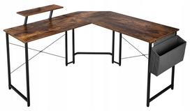 Kampinis kompiuterio stalas, metalinis, 130x130 cm