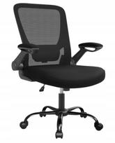 Biuro kėdė su porankiais ir ergonomišku tinkliniu atlošu