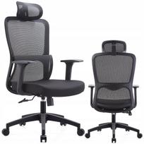Biuro ergonomiška juoda reguliuojama kėdė