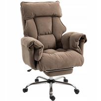 Biuro kėdė HOMCOM, ergonomiška, su dvigubu paminkštinimu ir pakoju