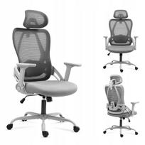 Ergonominė biuro kėdė MARK ADLER pilka, su supimo ir reguliavimo funkcija