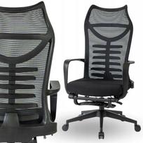 Biuro kėdė ACTON juoda ergonomiška su pasukama funkcija