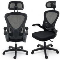 Biuro kėdė, ergonomiška, su reguliuojama galvos atrama