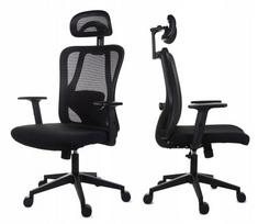 Ergonominė biuro kėdė FXB004 su reguliuojamais porankiais ir galvos atlošu