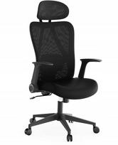 Biuro kėdė Sense7 Noxo, juoda, ergonomiška, su pasukamu mechanizmu