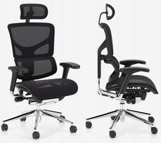 Biuro kėdė ERGO1 MESH HRT Nowy Styl, juoda, ergonomiška