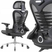 Biuro kėdė Spacetronik ergonominė pilka su tinkleliu