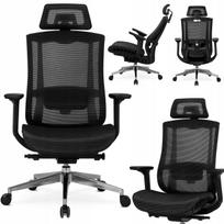 Žaidimų kėdė DYLAN ergonomiška, juoda