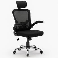 Biuro kėdė KB110 juoda, reguliuojama, ergonomiška