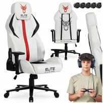 Biuro kėdė NEXON, balta, ergonomiška, su pasukamu mechanizmu