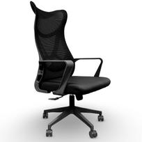 Biuro kėdė KB113 juoda, reguliuojama, ergonomiška