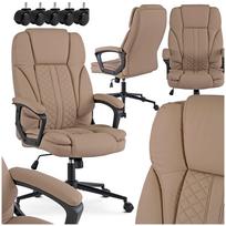 Biuro kėdė PHONIX, ergonomiška, besisukanti, smėlio spalvos