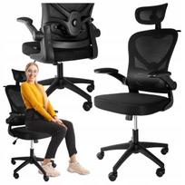 Biuro kėdė ergonominė juoda reguliuojama