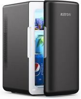 Mini šaldytuvas AstroAI, 6 l, 12V/220V, tinka 8 gėrimų skardinėms
