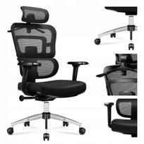 Biuro kėdė ERGONOMIC, su reguliuojama atrama nugarai, iki 150 kg