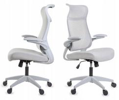 Ergonominė pilka biuro kėdė FHX011 su reguliuojamais porankiais