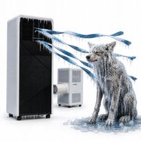Nešiojamas oro kondicionierius VOLTENO, 12000 BTU, 3,3 kW, tylus veikimas