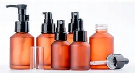 Stiklinis buteliukas su pompa, 60 ml