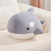 35/45cm Kawaii Orka Plėšrūnė Pliušinis Žaislas Iškamša Ryklys Pliušinė Lėlė Miego Pagalvė Pliušinė Kalėdinė Dovana 35cm pilka spalva