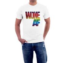 WOKE AF T-shirt Anti Racist Tolerance Protest Politics Tee by Sillytees 4XL
