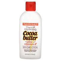 Fruit of the Earth, Cocoa Butter Skin Care Lotion with Aloe and Vitamin E, 4 fl oz (118 ml)