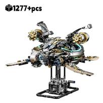 DIY Mechanical Sea Turtle Building Blocks Motor Powered Ocean MOC Assembly Kit for Birthday Christmas Gifts no box